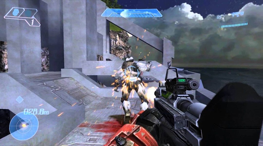 Free to Play Halo Spin-Off Cancelled - Halo Online shooting enemy
