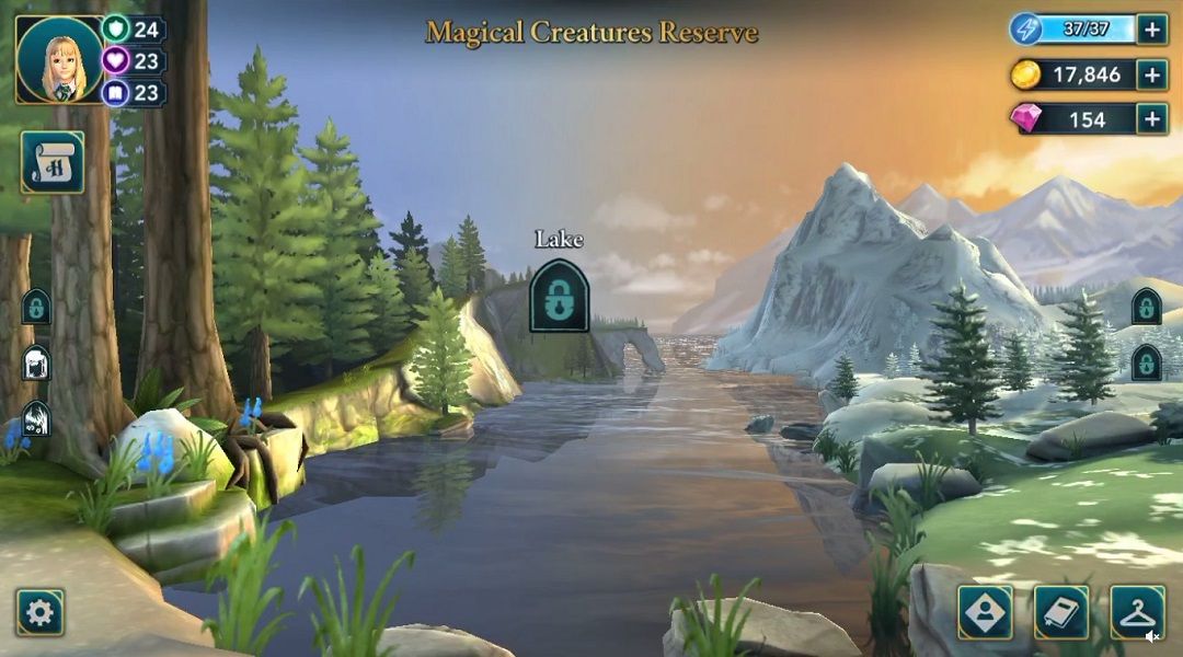 harry potter hogwarts mystery magical creatures reserve