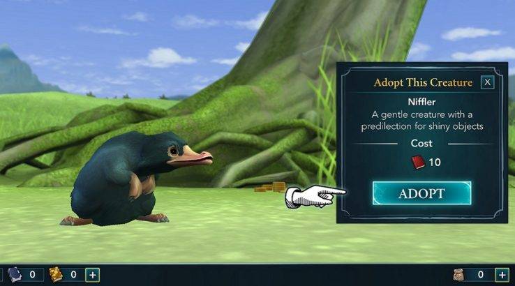 harry potter hogwarts mystery niffler