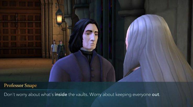harry potter hogwarts mystery professor snape and filch