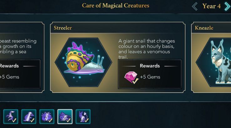 harry potter hogwarts mystery streeler care of magical creatures
