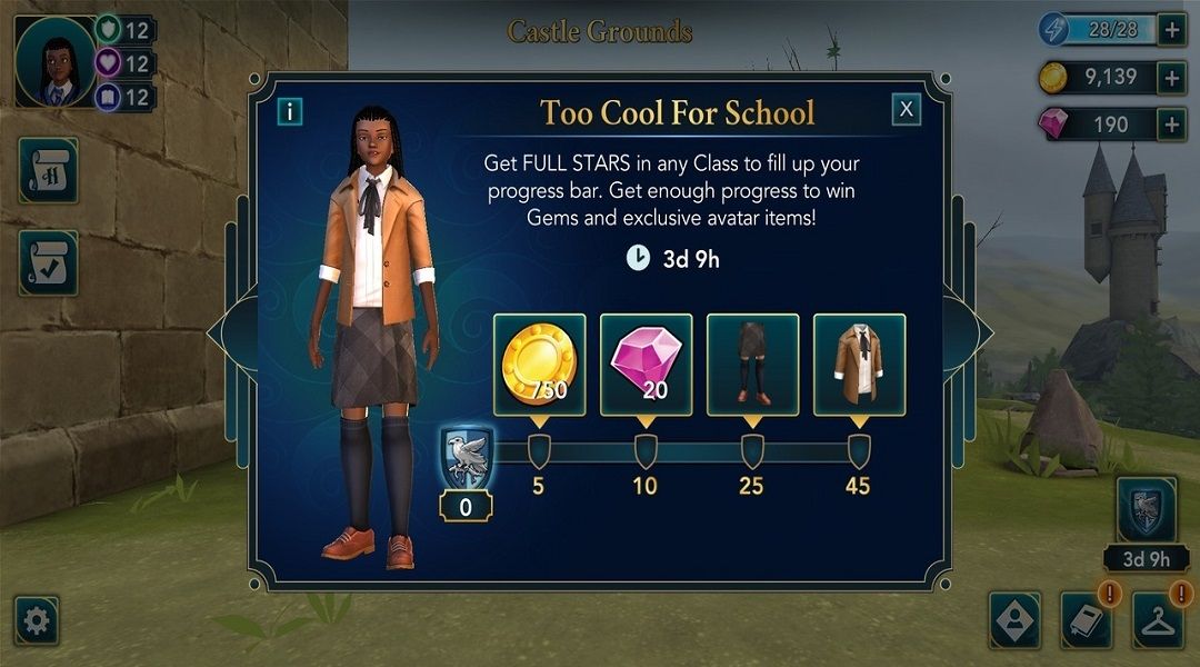 harry potter hogwarts mystery too cool for school event