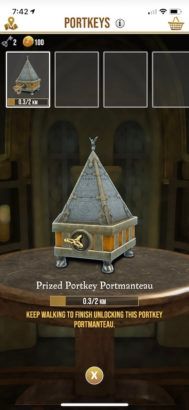 portkey portmanteau in harry potter wizards unite