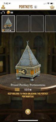 portkey portmanteau in harry potter wizards unite