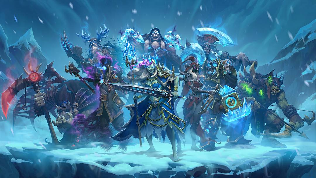hearthstone knights of the frozen throne artwork blizzard