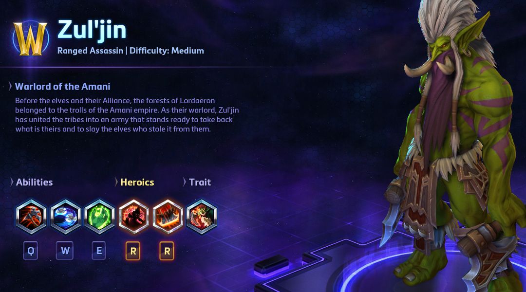 Heroes of the Storm Adds Zul'jin