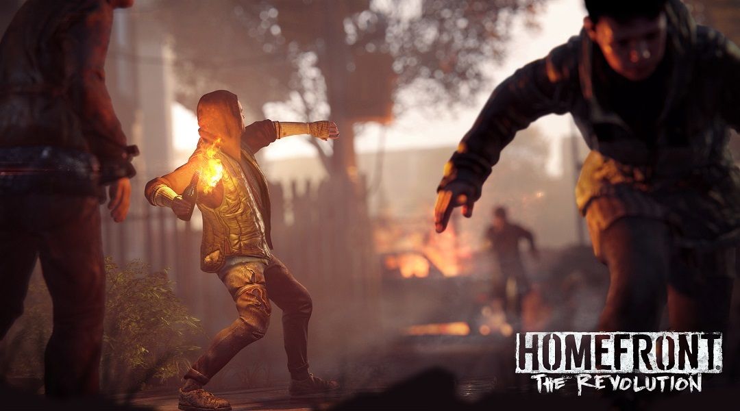 Homefront: The Revolution Trailer Introduces Main Character - Molotov cocktail