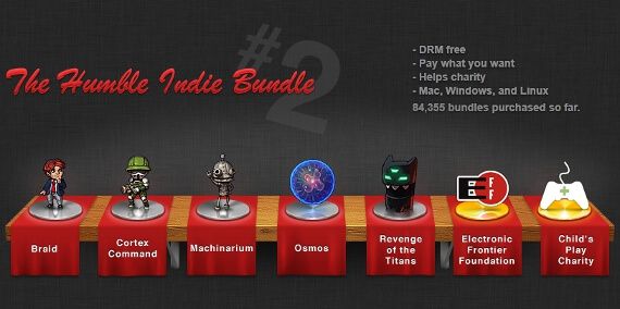 Humble Indie Bundle 2 - Bundle Including Braid and Machinarium Launches