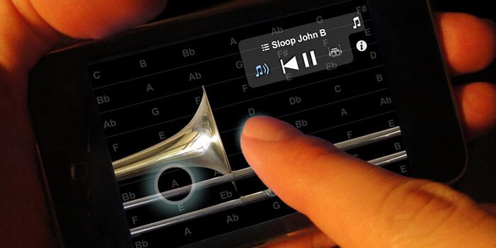 iPhone iBone Trombone Music Instrument App