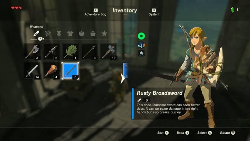 improve rusty weapons