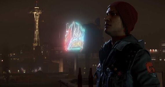 inFamous Second Son space needle