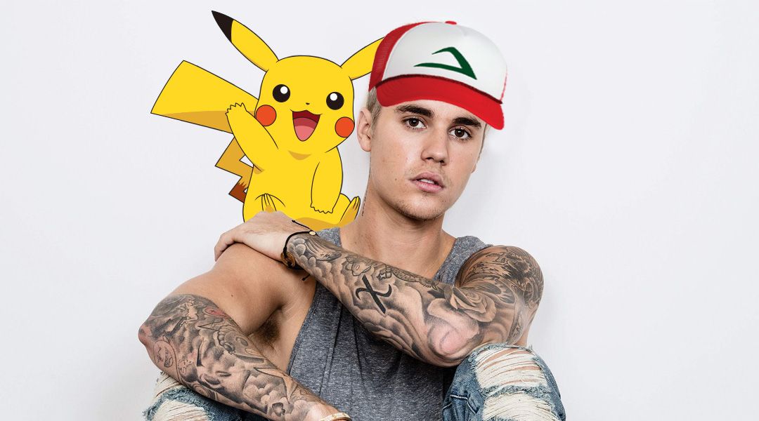 Justin Bieber Plays Pokemon GO