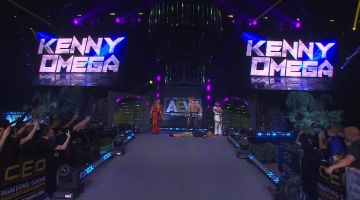 aew fyter fest kenny omega and the young bucks cosplay as street fighter characters