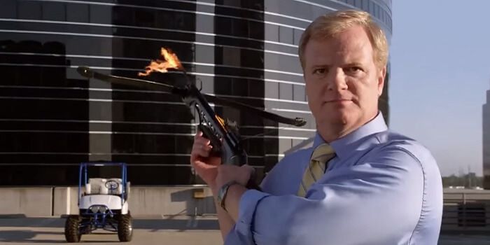 10 Funniest Gaming Commercials - Kevin Butler with flaming arrow