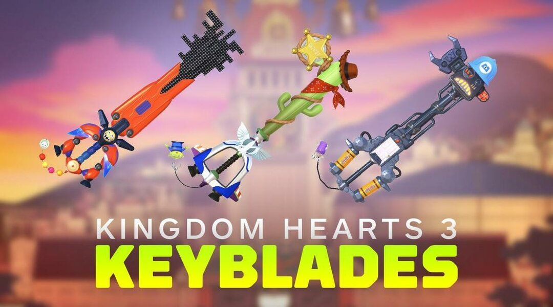 kingdom hearts 3 keyblade variations