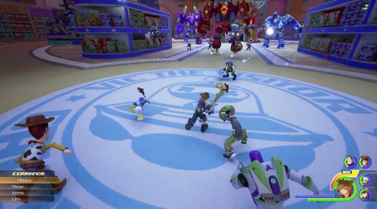 kingdom hearts 3 bigger party size square enix disney