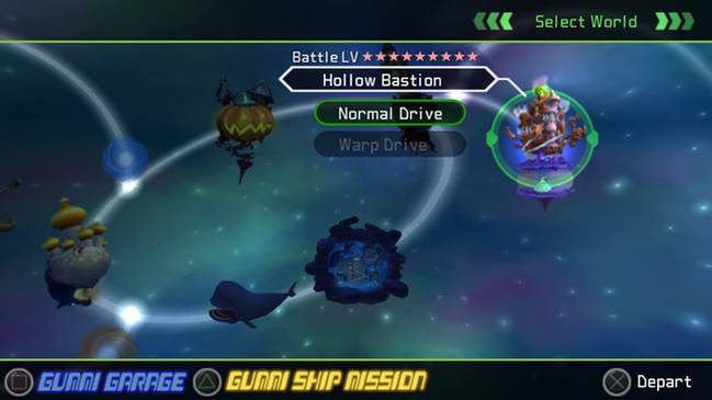 Kingdom Hearts 3 Gummi Ships - Travel