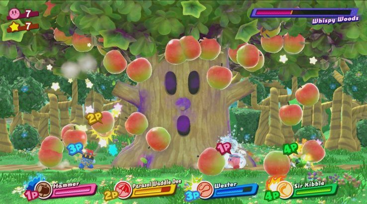 Самые захватывающие игры для Nintendo Switch 2018 года — Kirby Star Allies Whispy Woods