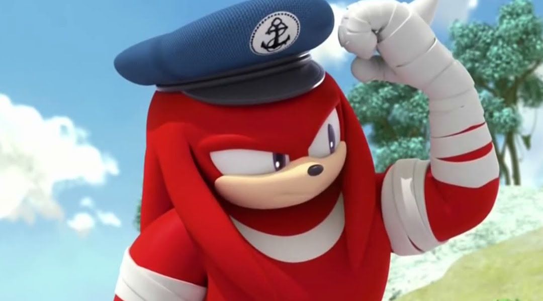 knuckles in sonic boom tv