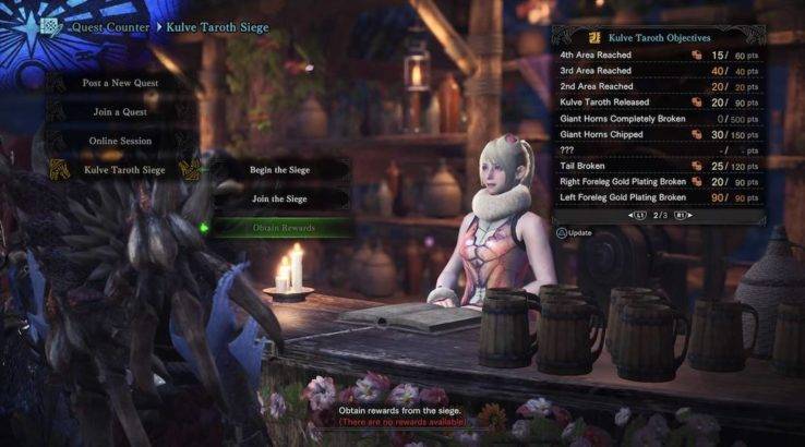 kulve taroth quest objectives monster hunter world capcom