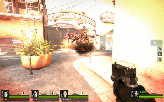 Left 4 Dead 2 Pipe Bomb Explosion