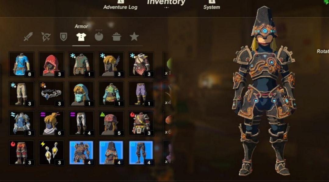How to Get and Use Armor in Zelda: BOTW