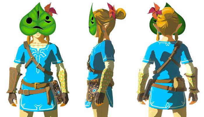 legend of zelda breath of the wild korok mask