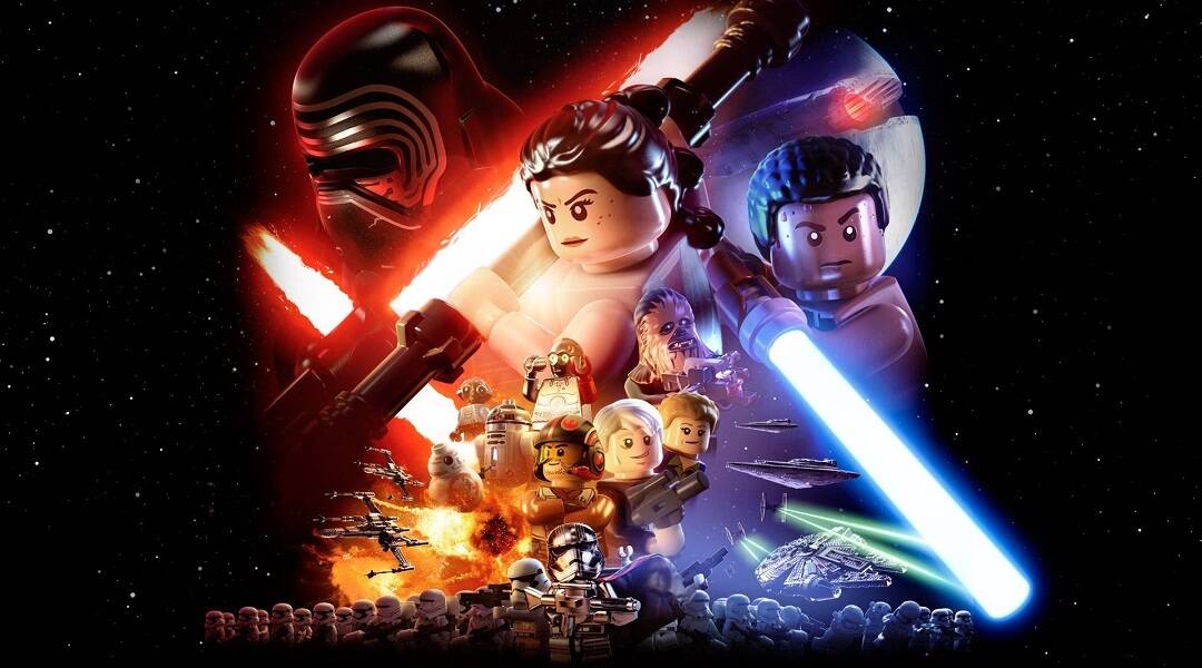 lego star wars the force awakens film poster parody