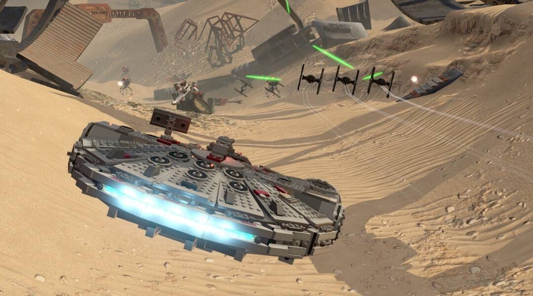 LEGO Star Wars Episode 7 Trailer Shows Off Gameplay - Millennium Falcon