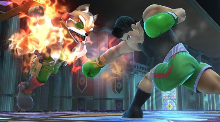 Best Video Game Boxers - Little Mac punching Star Fox Super Smash Bros. for Wii U