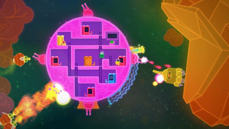 lovers in a dangerous spacetime ship asteroid base