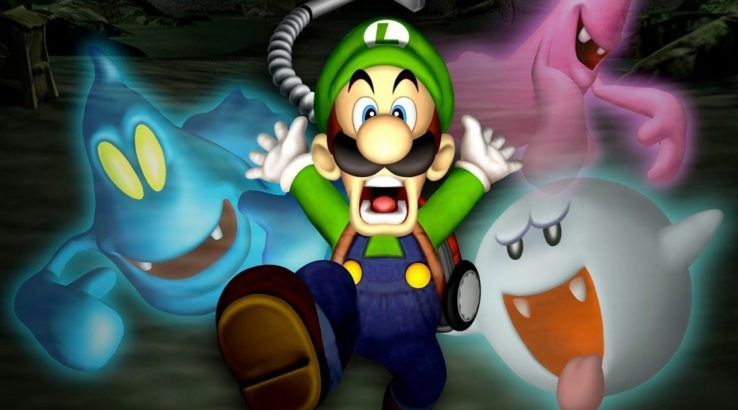 Best Nintendo Launch Games Ever - Luigi's Mansion box art