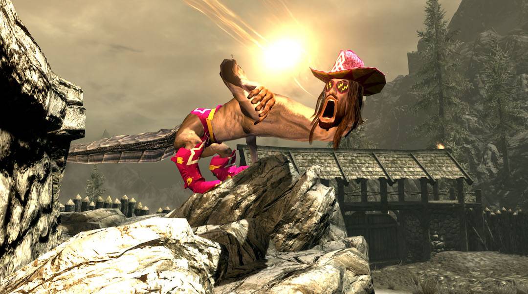 macho-man-skyrim-dragon-mod