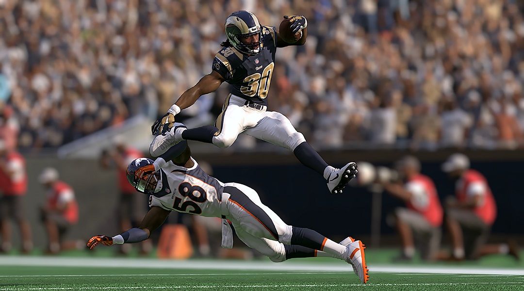 Madden NFL 17 Glitch Turns Field Goal into Touchdown - Madden NFL 17 Rams hurdle