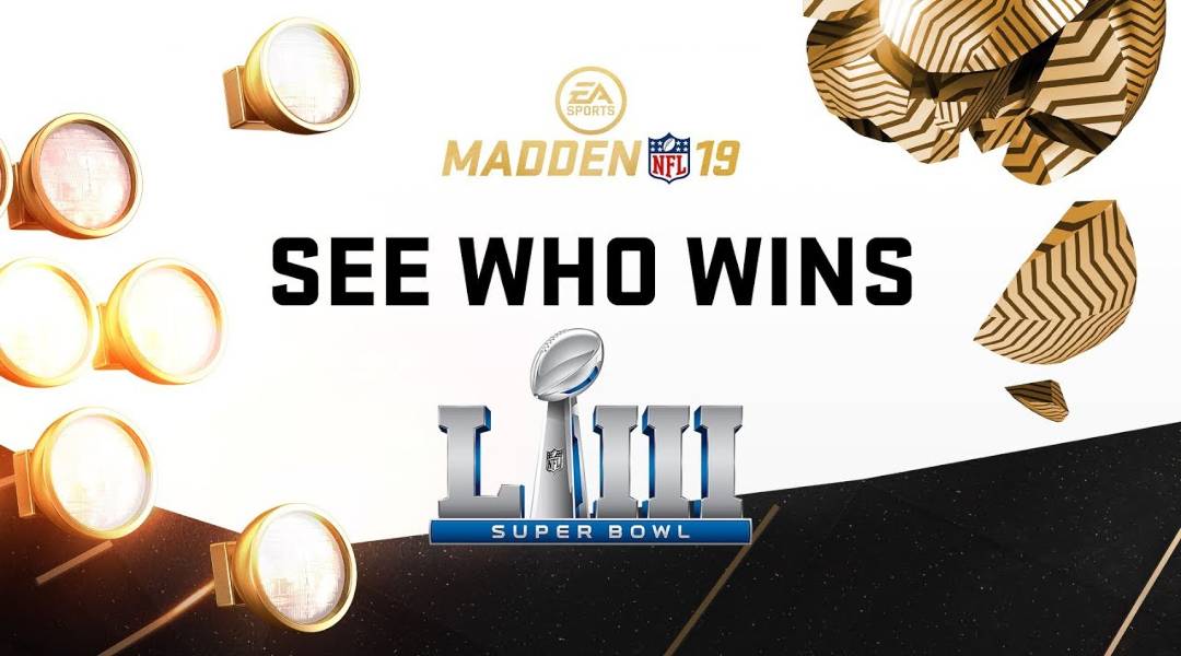madden nfl 19 superbowl liii prediction