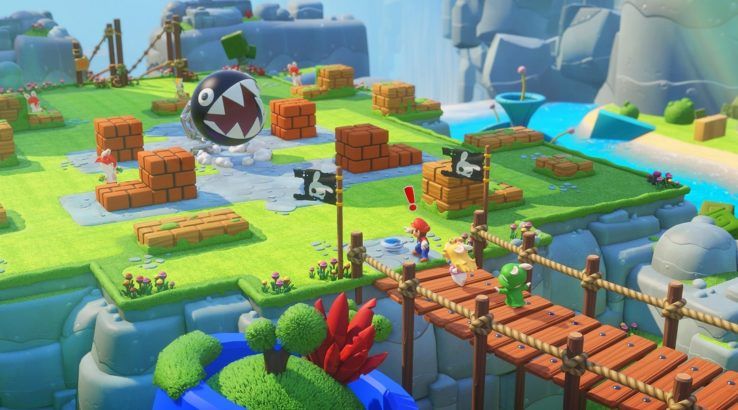 Biggest Surprises of E3 2017 - Mario + Rabbids Kingdom Battle chain chomp