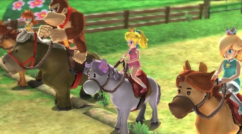 mario sports superstars horse racing