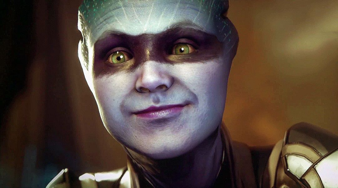 Mass Effect: Andromeda's Asari Squadmate Peebee is Romance Option - Peebee smiling