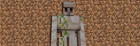MineCraft Adventure Guide with Iron Golem