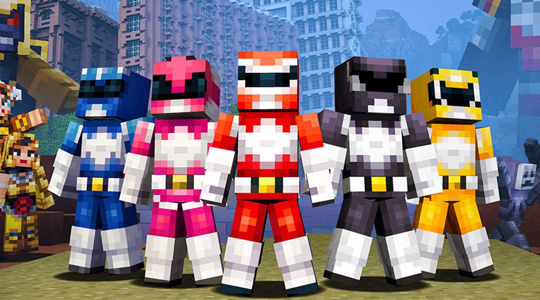 minecraft power rangers skins