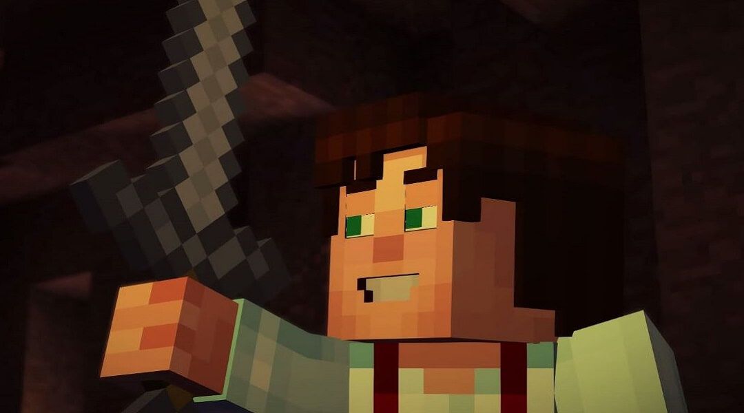 Minecraft: Story Mode Character Can Be Male or Female - Jesse with sword