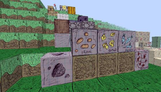 Minecraft Texture Pack Scribblecraft