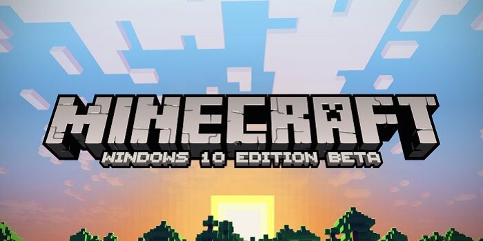 'Minecraft: Windows 10 Edition' Announced - Minecraft Windows 10 Edition Beta logo