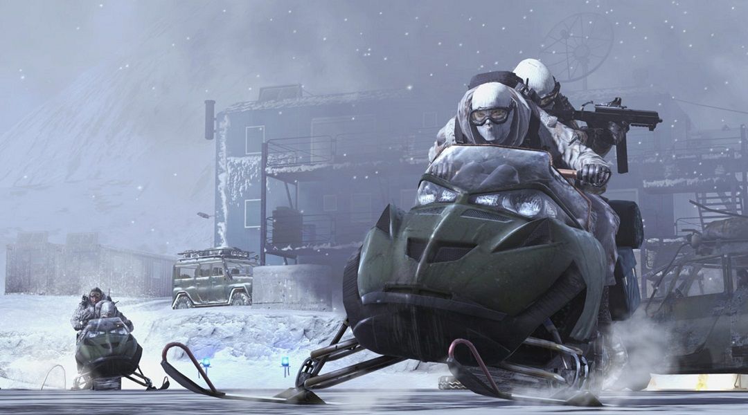 modern warfare 2 snowmobiles