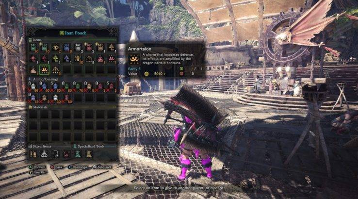 armortalon in inventory