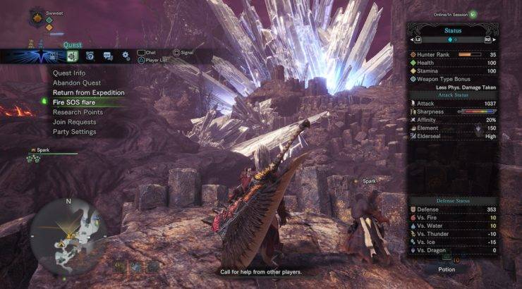 monster hunter world affinity