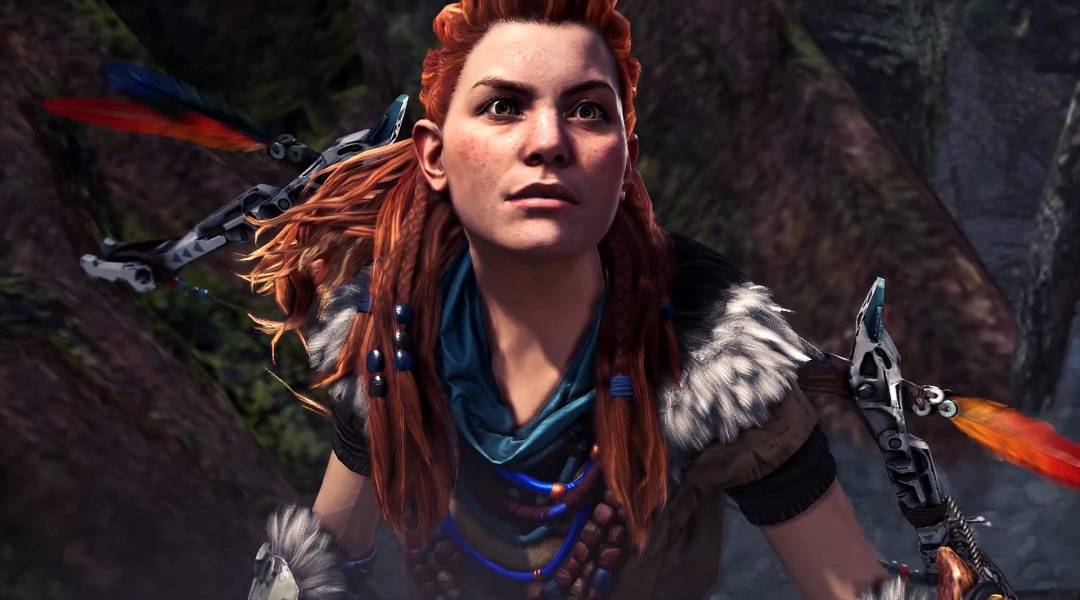monster hunter world aloy close up