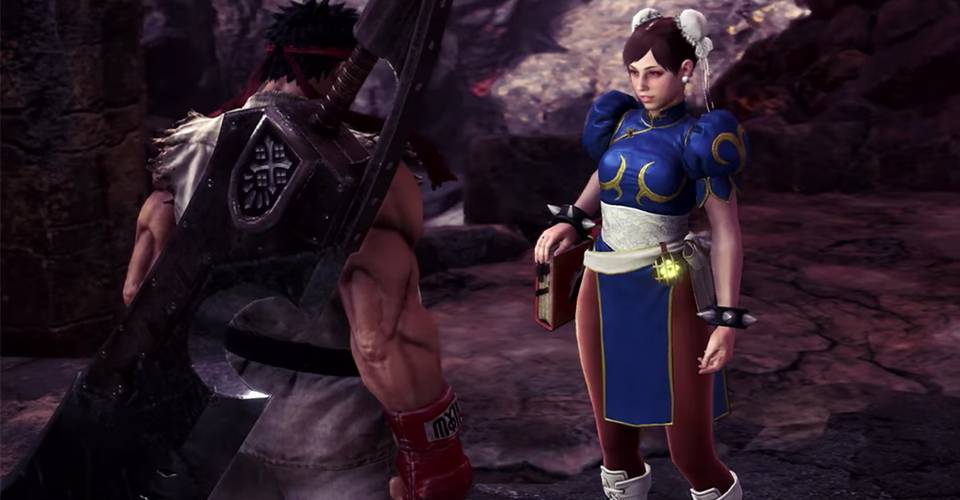 Monster Hunter World Adding Chun Li Costume For Handler