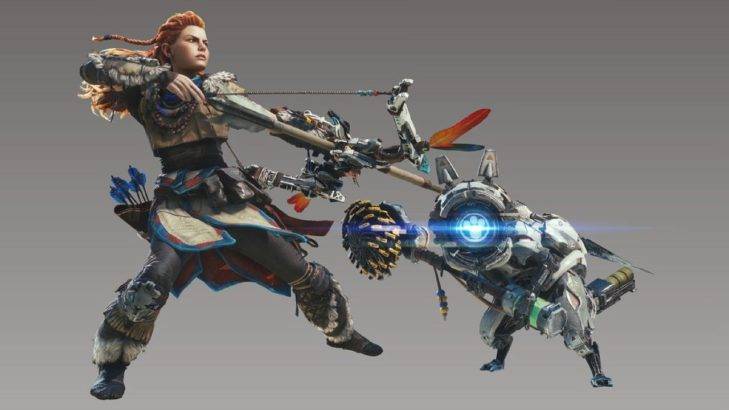 monster-hunter-world-horizon-zero-dawn-watcher-palico-quest-return-aloy