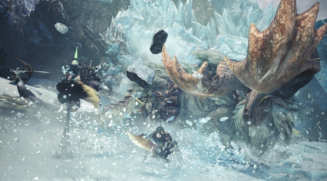monster hunter world iceborne banbaro fight